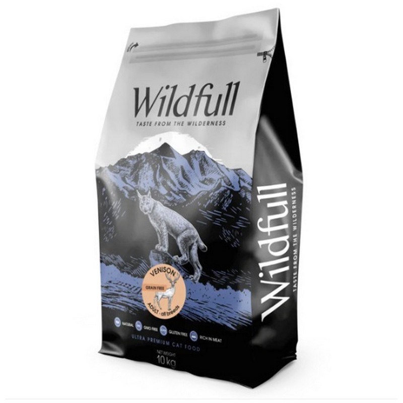 Wildfull Cat Adult All Breed Venison & Pumpkin 10kg