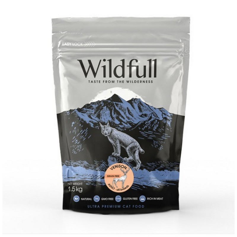 Wildfull Cat Adult All Breed Venison & Pumpkin 1,5kg