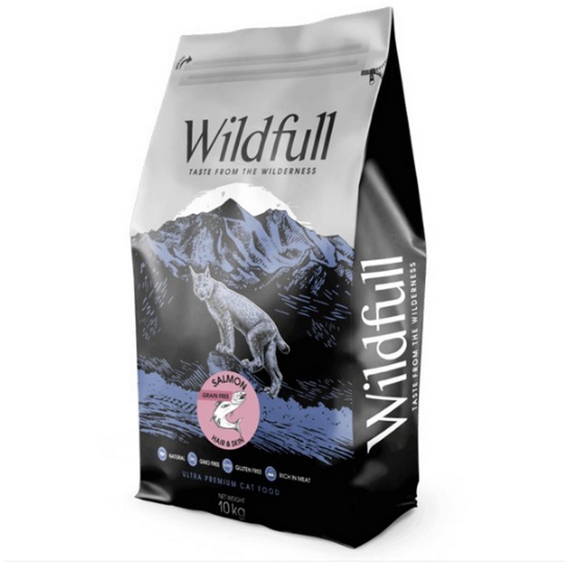 Wildfull Cat Adult Hair&Skin Salmon & Pumpkin 10kg