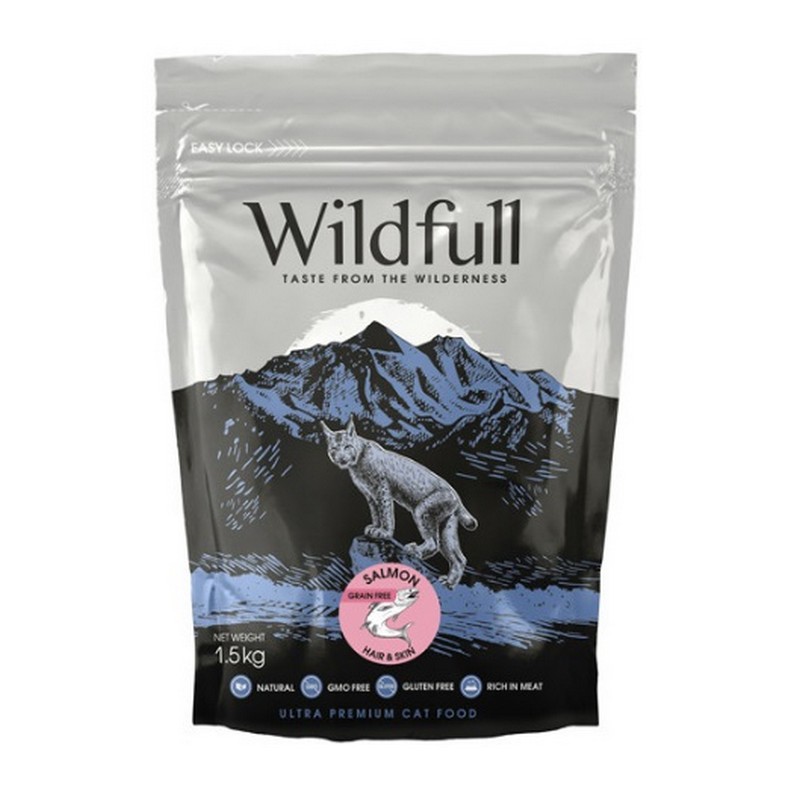 Wildfull Cat Adult Hair&Skin Salmon & Pumpkin 1,5kg