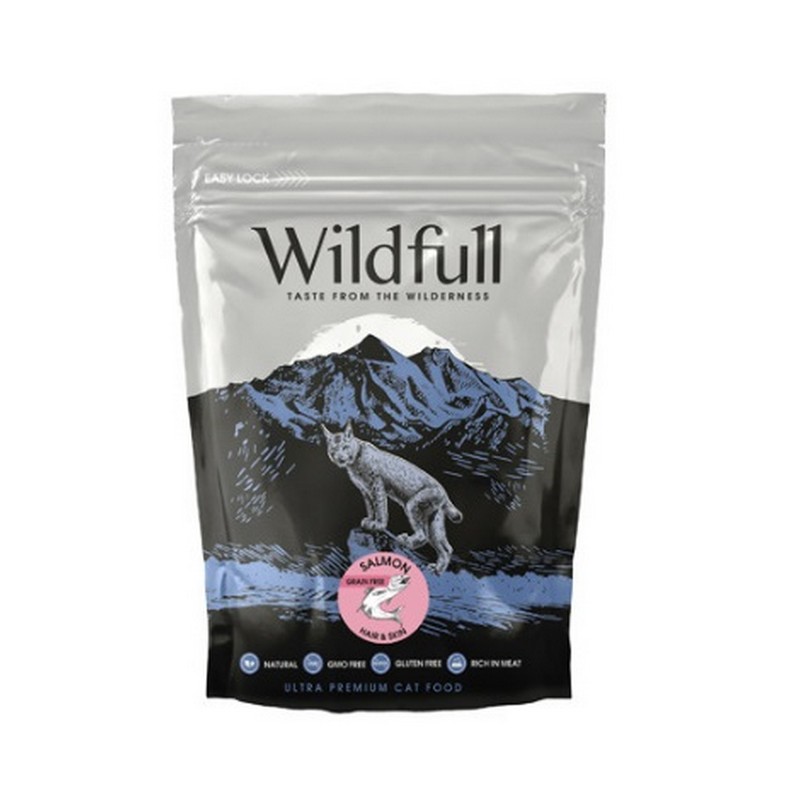 Wildfull Cat Adult Hair&Skin Salmon & Pumpkin 400g