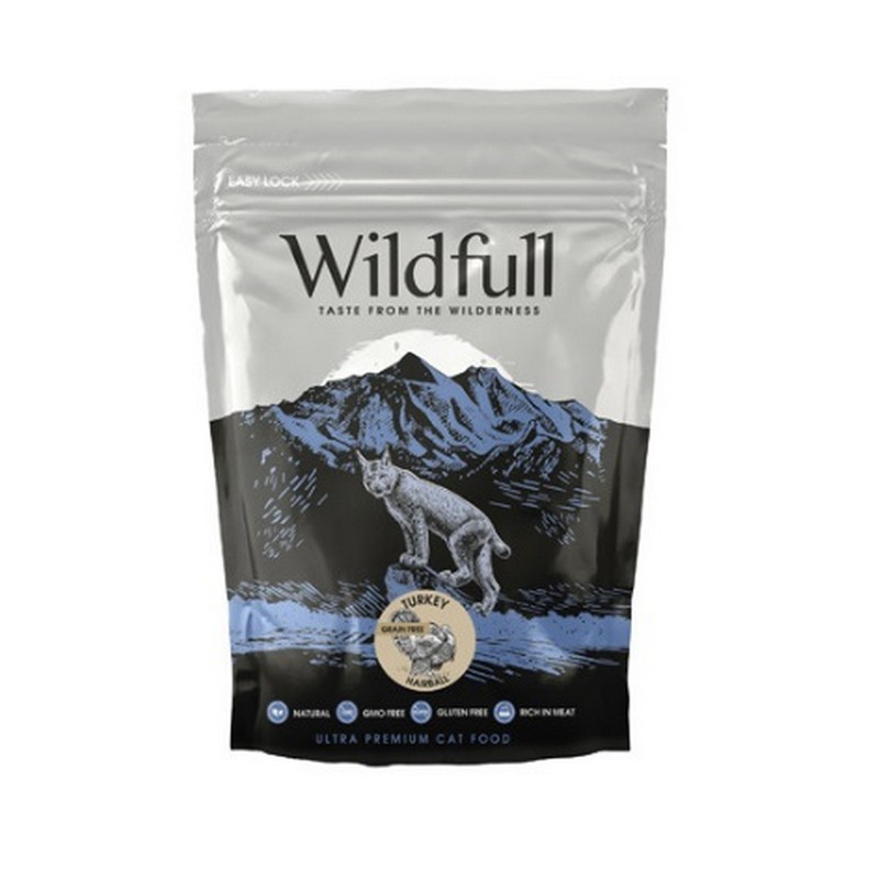 Wildfull Cat Adult Hairball Turkey & Pumpkin 400g