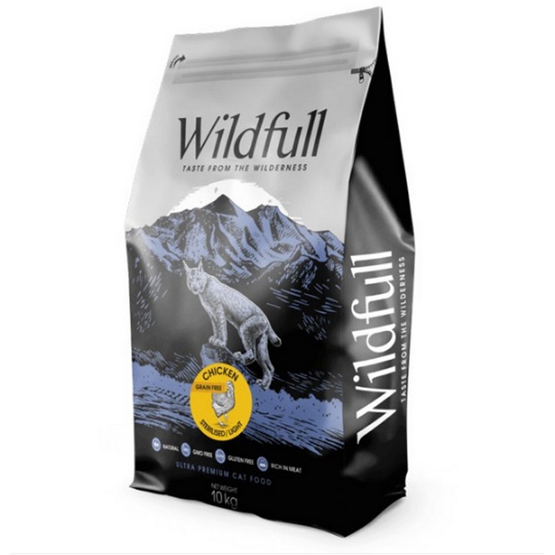 Wildfull Cat Adult Sterilised Chicken & Pumpkin 10kg