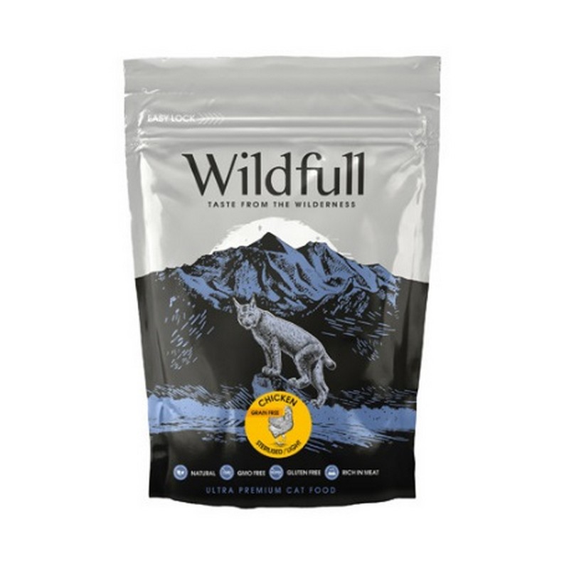 Wildfull Cat Adult Sterilised Chicken & Pumpkin 400g