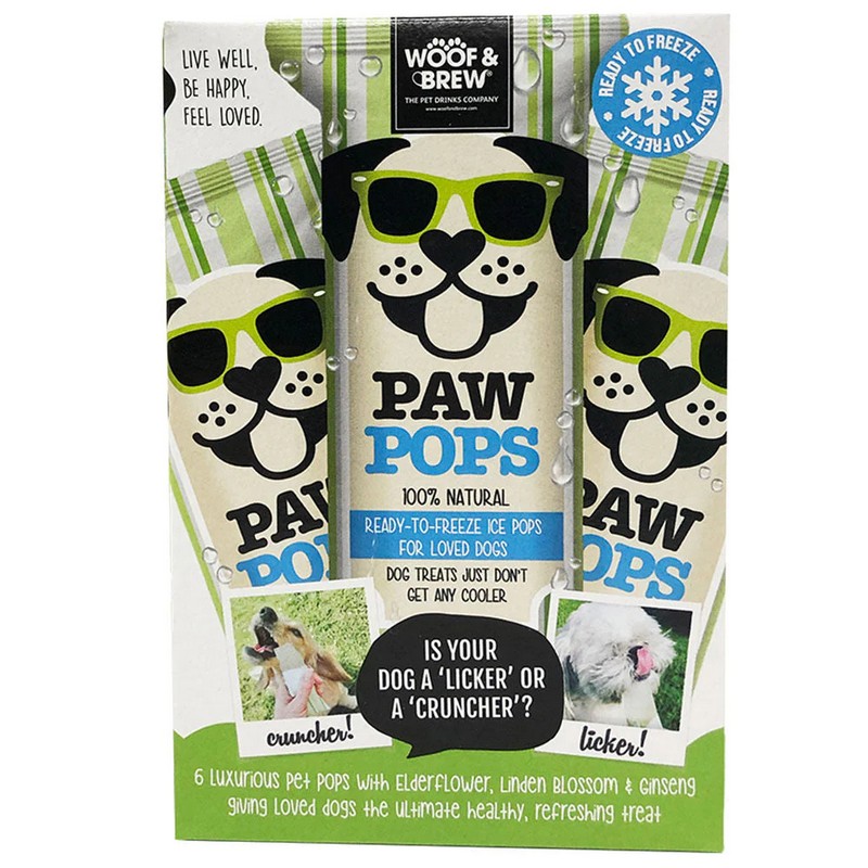 Woof&Brew paw pops zmrzlina pre psov 6 x50ml