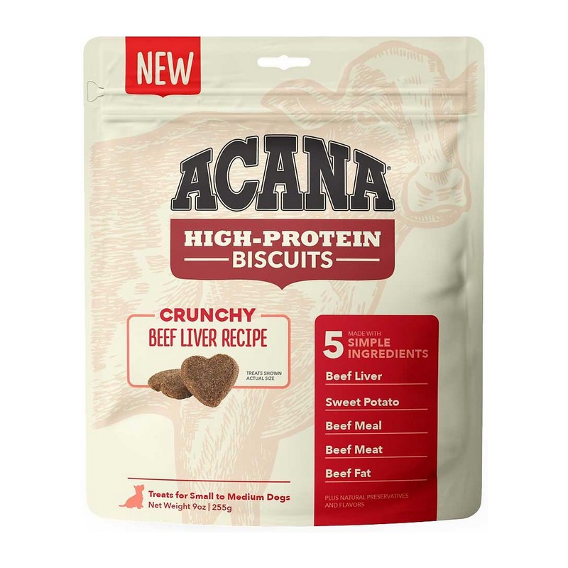 ACANA High-Protein pamlsky Crunchy Beef Liver 100g