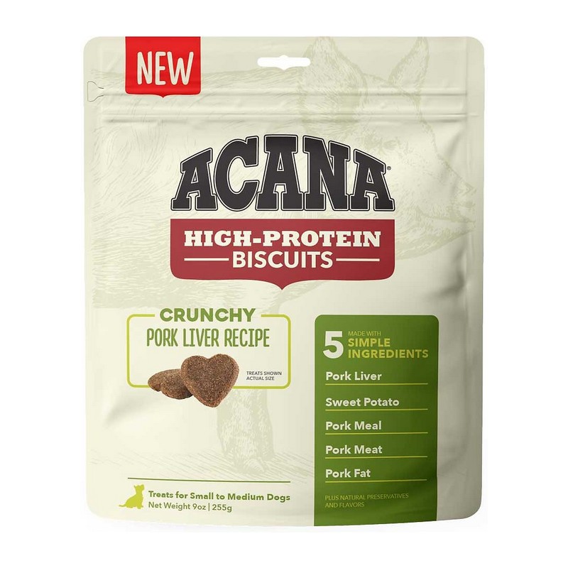 ACANA High-Protein pamlsky Crunchy Pork Liver 100g