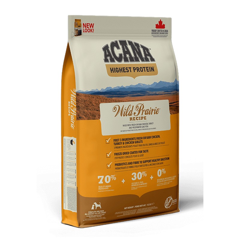 Acana Regionals wild prairie 11,4 kg granule pre vetkch psov