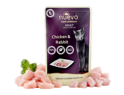 Nuevo Cat kapsika Chicken & Rabbit - 85g