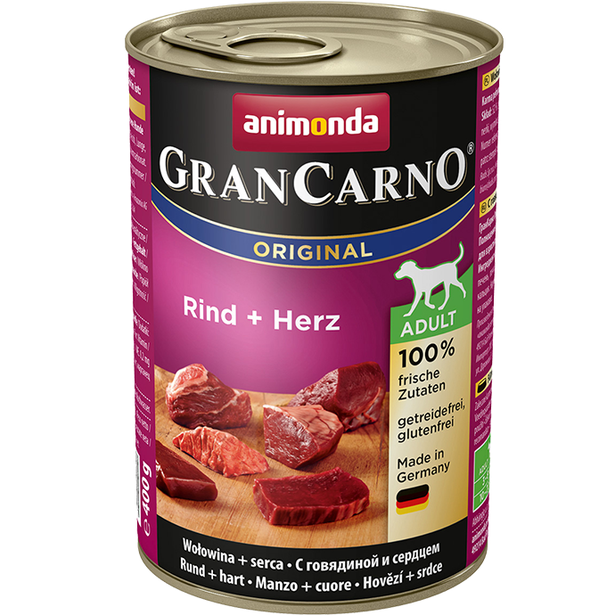 Animonda GRANCARNO Adult hovdzie a srdcia - 400g