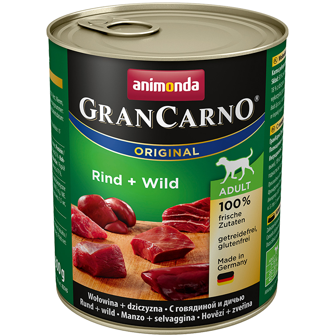 Animonda GRANCARNO Adult hovdzie a zverina - 800g