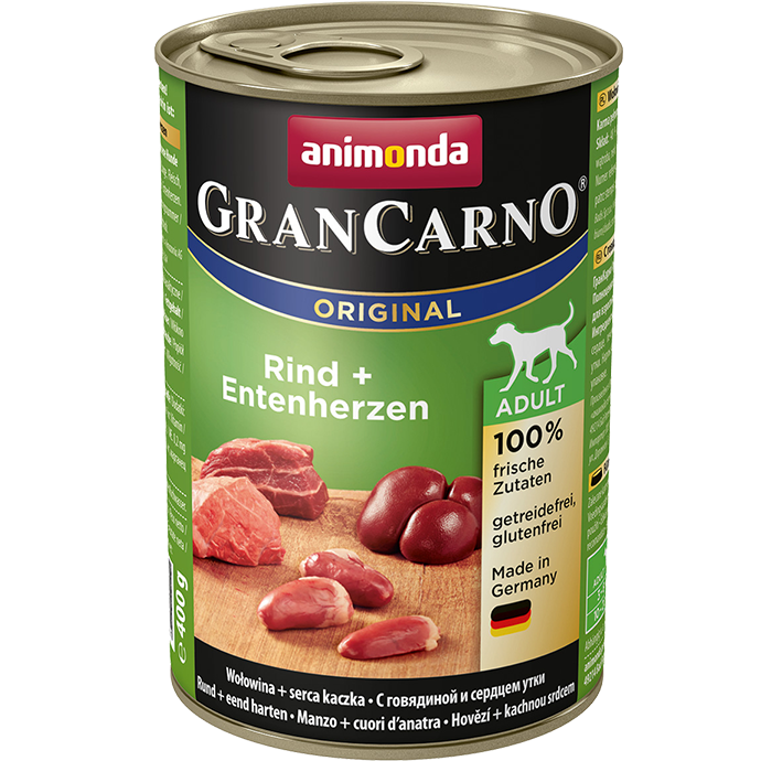 Animonda GRANCARNO hovdzie a kaacie srdieka - 400g