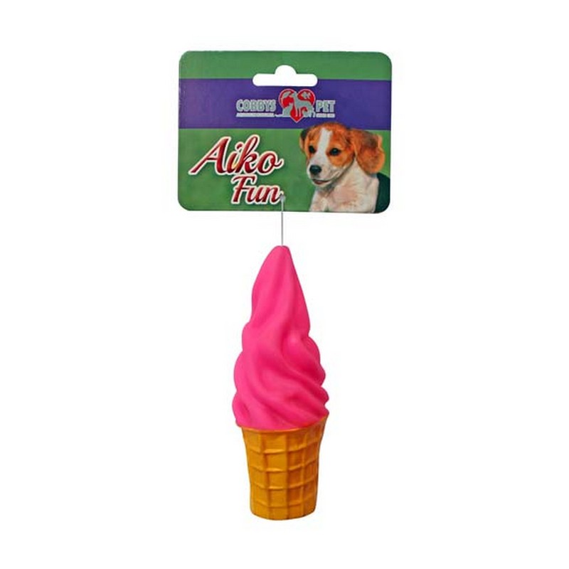 Aiko Fun Zmrzlina 13 cm gumená hračka pre psov
