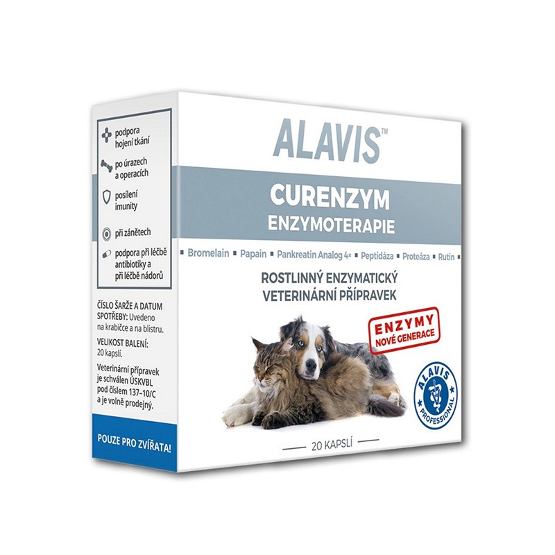 Alavis enzymoterapia pre psov a mačky 20 tabliet