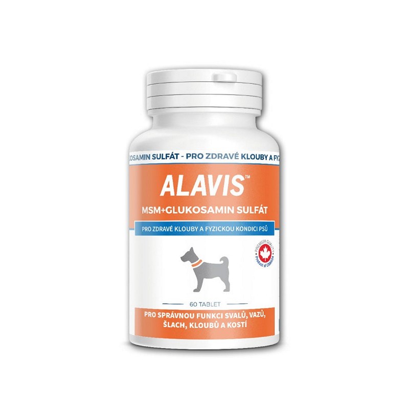 Alavis™ MSM + Glukosamin sulfát pre psov 60 tabliet