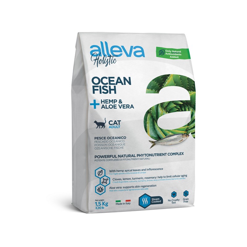 Alleva Holistic cat adult ocean fish granule pre dospel maky 0,4 kg