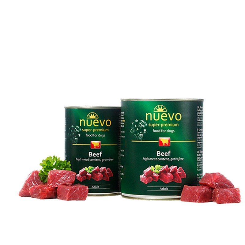 NUEVO dog Adult Beef Menue konzerva - 800g