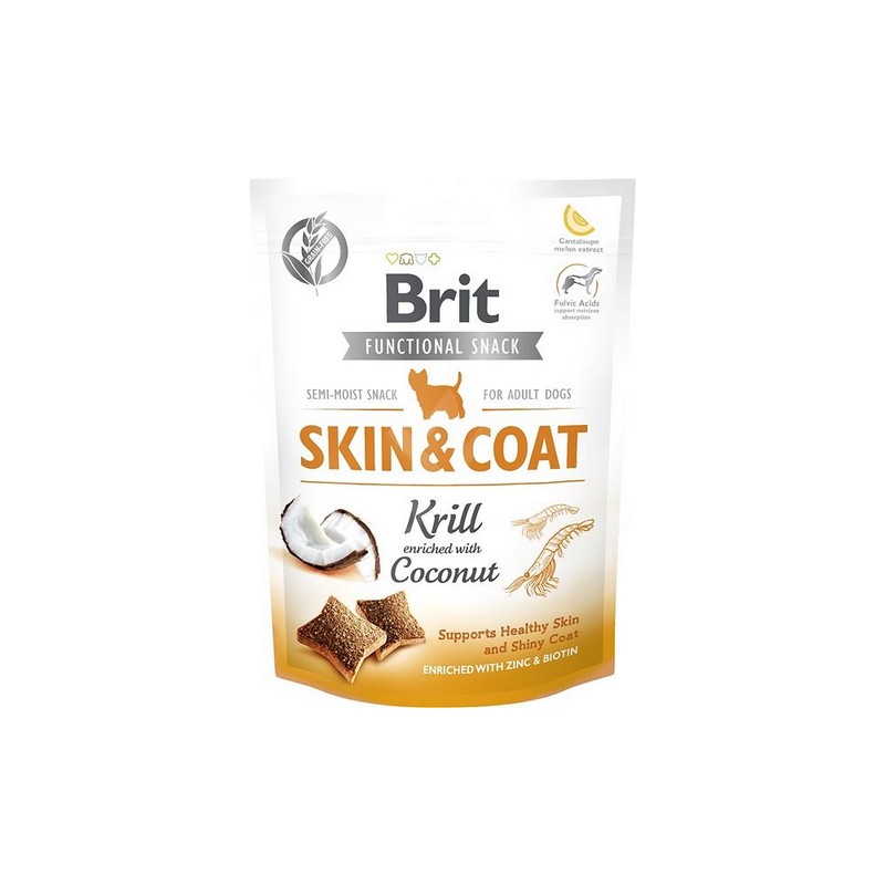 Brit Care Dog Functional Snack Skin & Coat Krill 150g