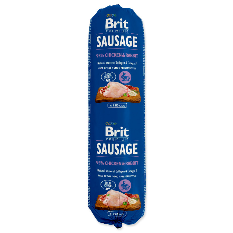 Brit Premium Sausage with Chicken and rabbit - 800g