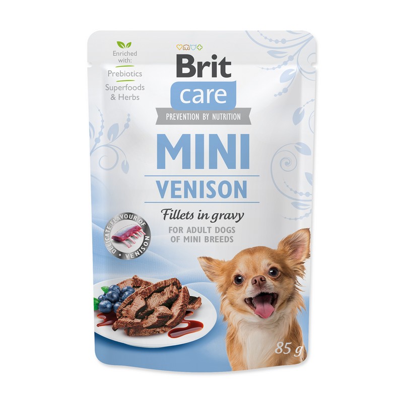 Brit Care adult mini venison fillets in gravy 85 g