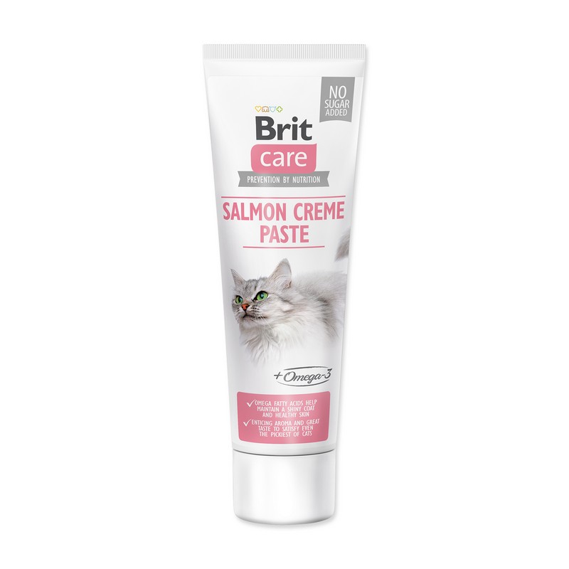 Brit care cat paste salmon creme 100g