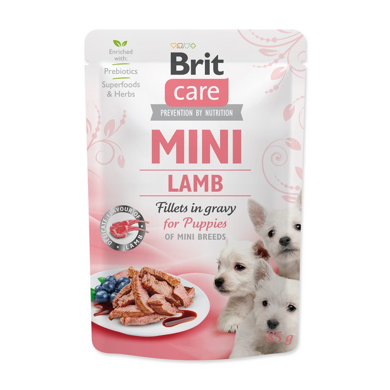 Brit Care puppy mini lamb fillets in gravy kapsička 85 g