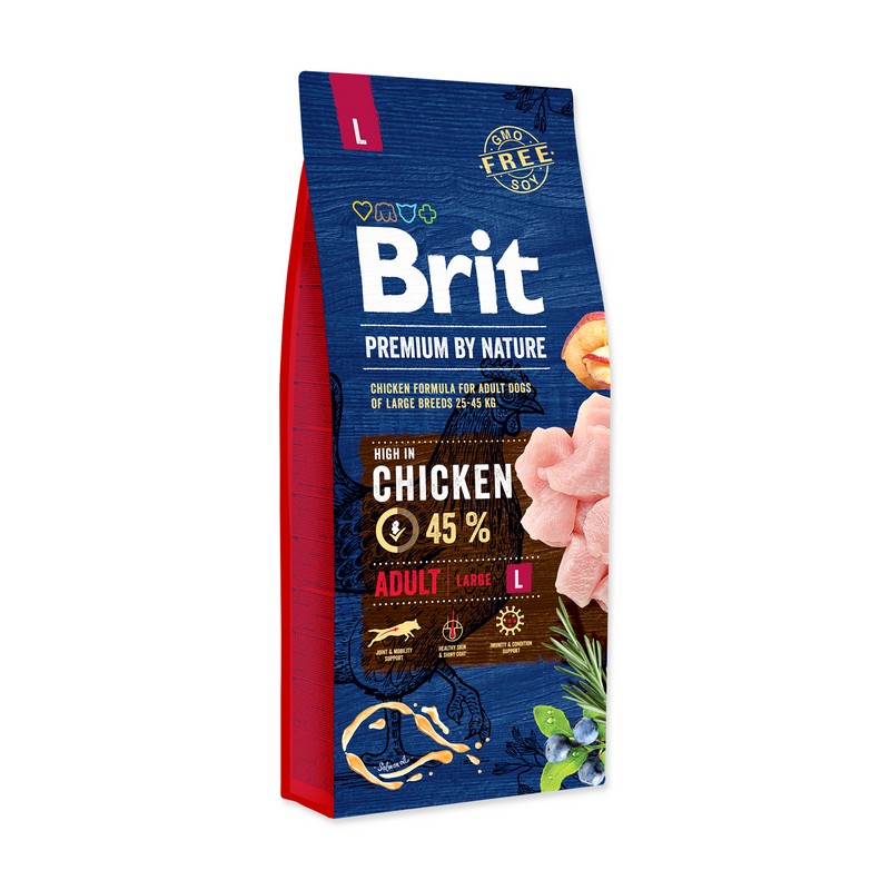 Brit Premium by Nature dog adult large L chicken 15 kg