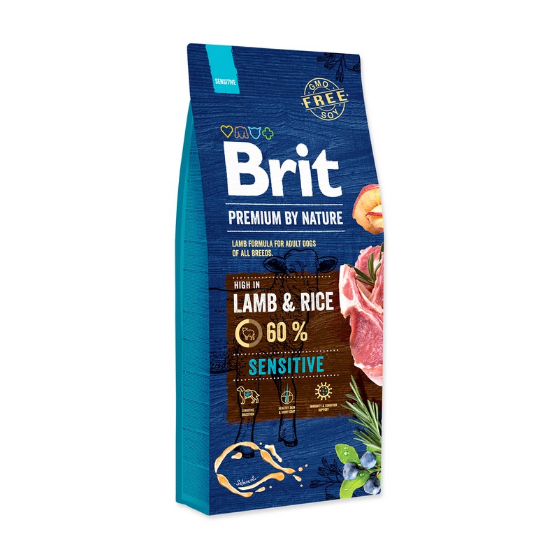Brit Premium by Nature dog adult sensitive lamb 15 kg