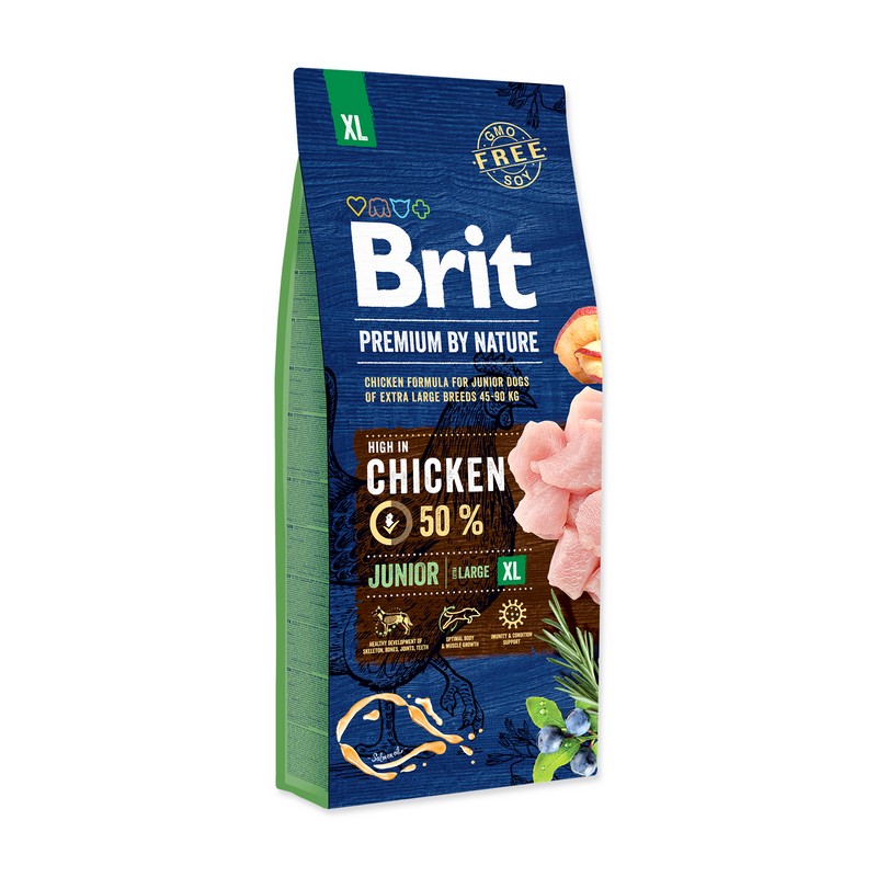 Brit Premium by Nature dog junior extra large XL chicken 15 kg