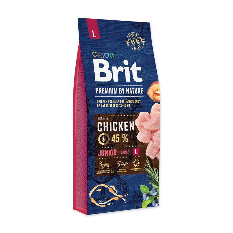 Brit Premium by Nature dog junior large L chicken 15 kg