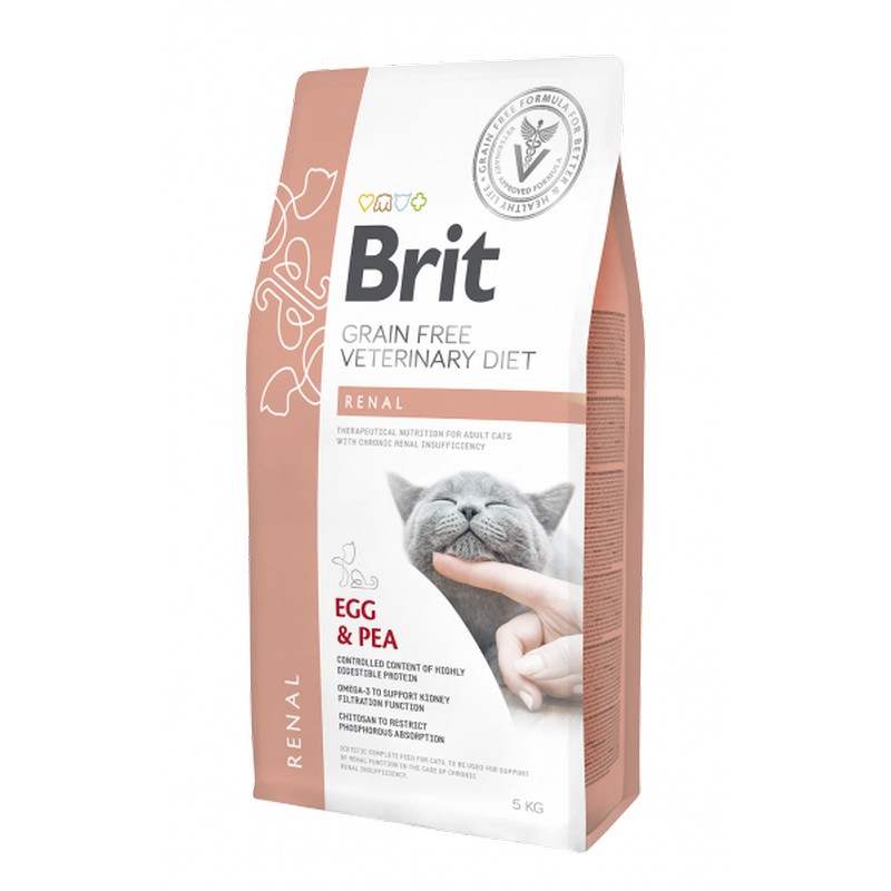 Brit Veterinary Diets GF cat Renal 5 kg