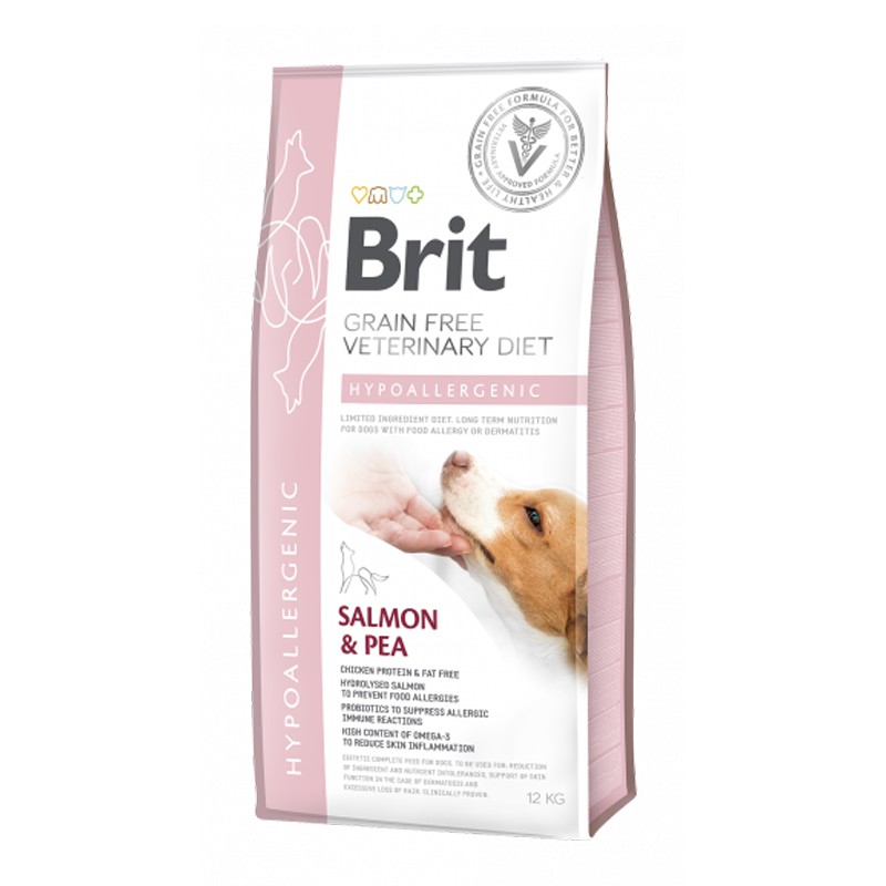 Brit Veterinary Diets GF dog Hypoallergenic 12 kg