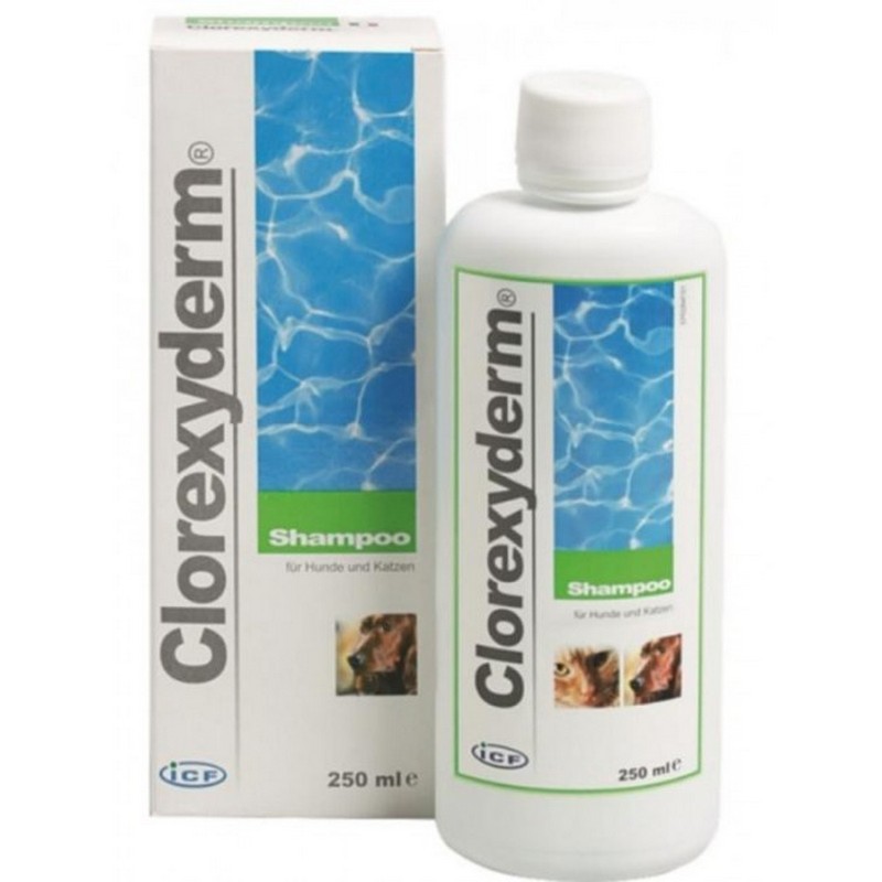 ICF Clorexyderm 4% šampón pre psov a mačky 250 ml