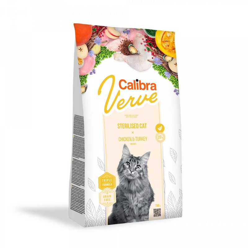 Calibra cat Verve sterilised chicken and turkey granule pre mačky 3,5 kg