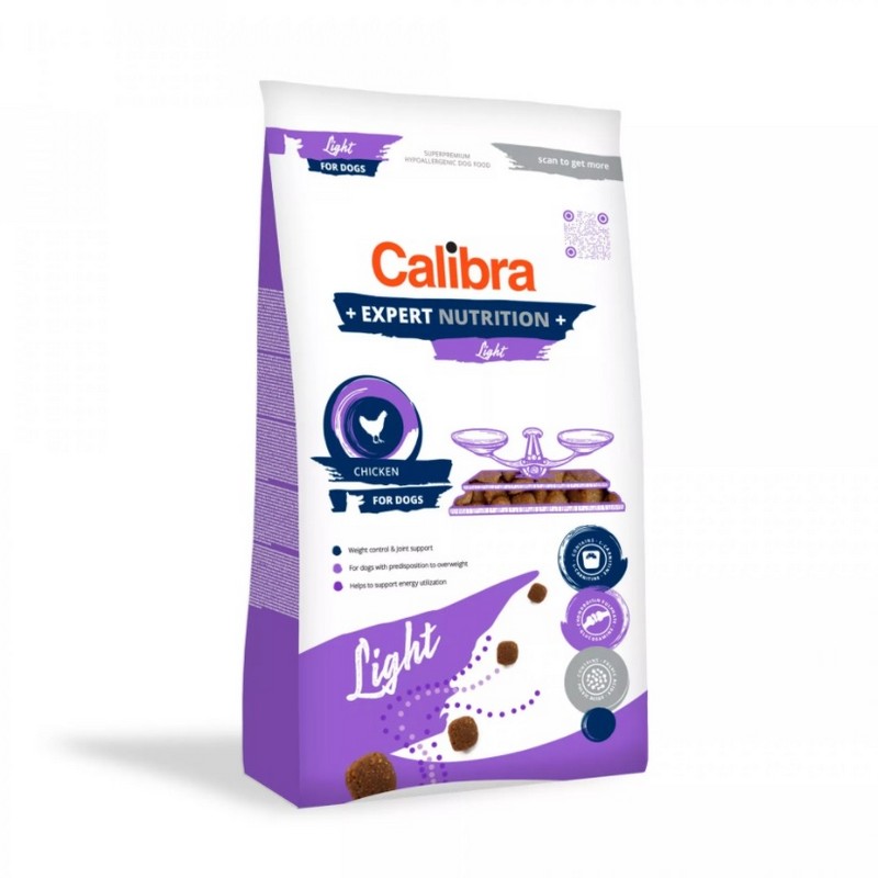 Calibra dog expert nutrition Light chicken granule pre psov 12 kg