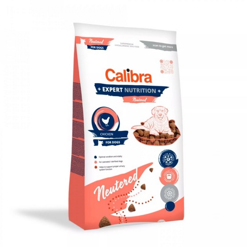 Calibra dog expert nutrition Neutered chicken granule pre psov 7 kg