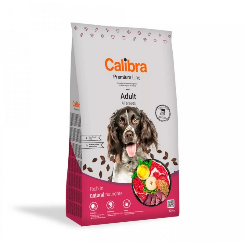 Calibra dog premium line Adult beef granule pre dospelých psov 12 kg