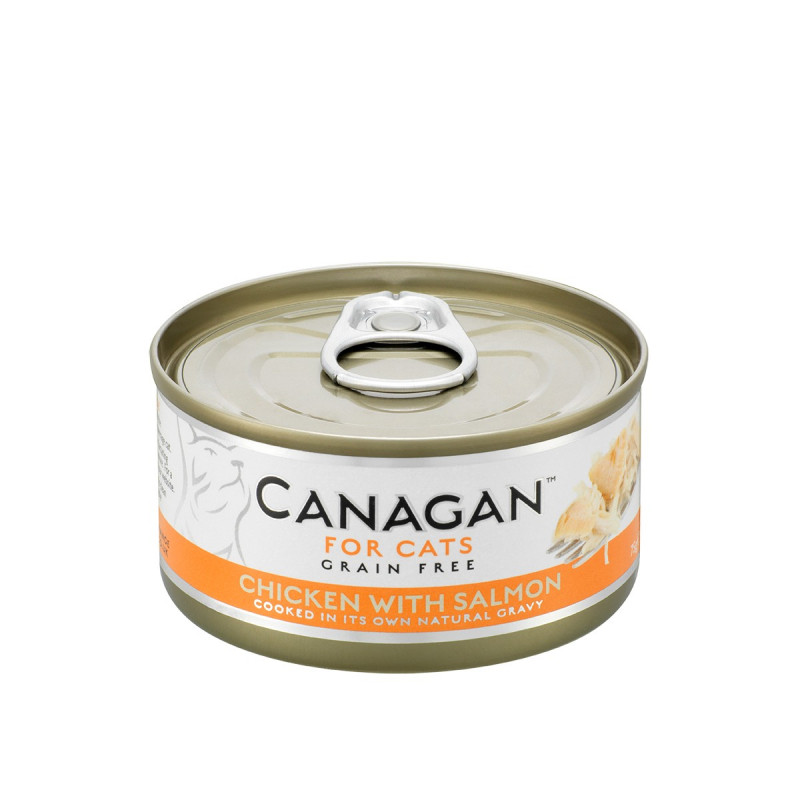 Canagan konzerva kura s lososom 75g