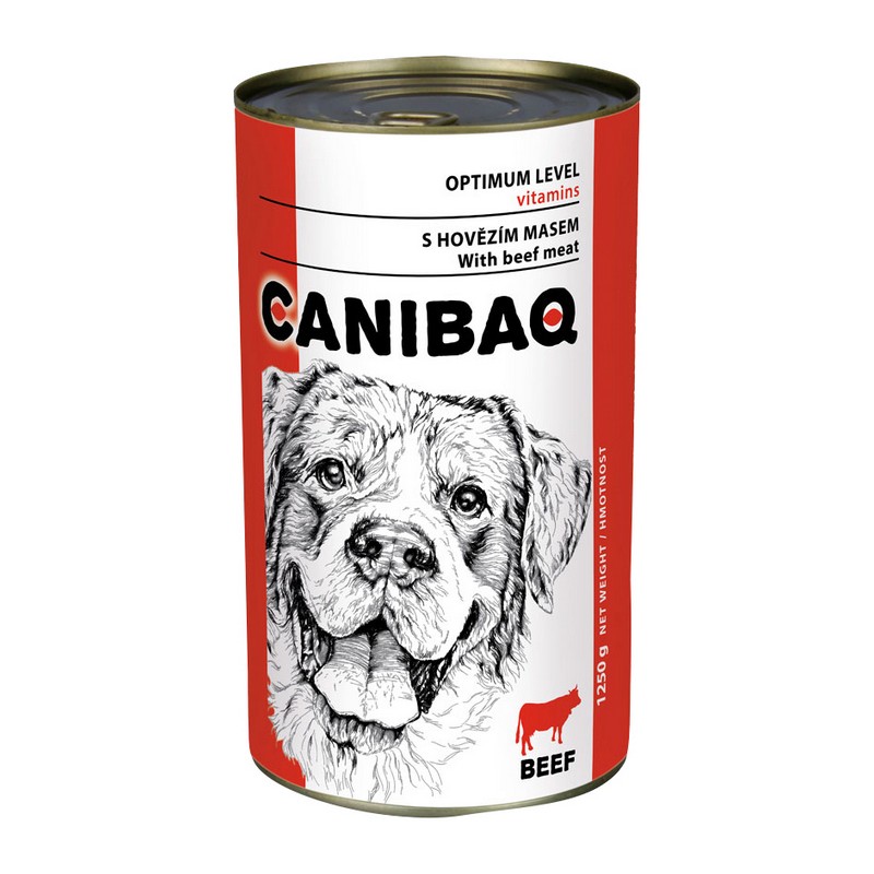 Canibaq Classic konzerva pre psov hovädzia 1250 g