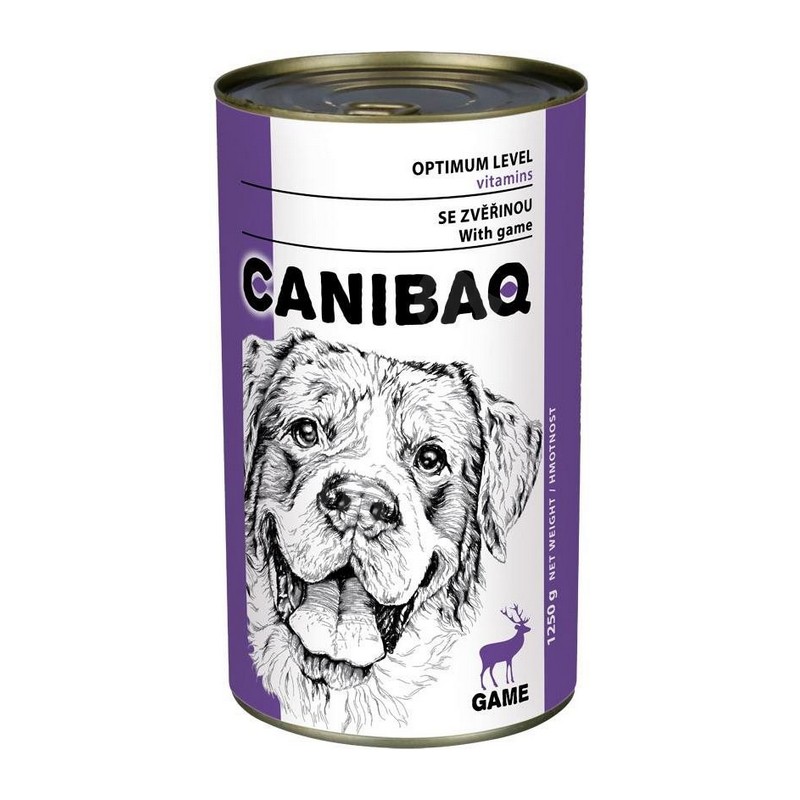 Canibaq Classic konzerva pre psov zverina 1250 g