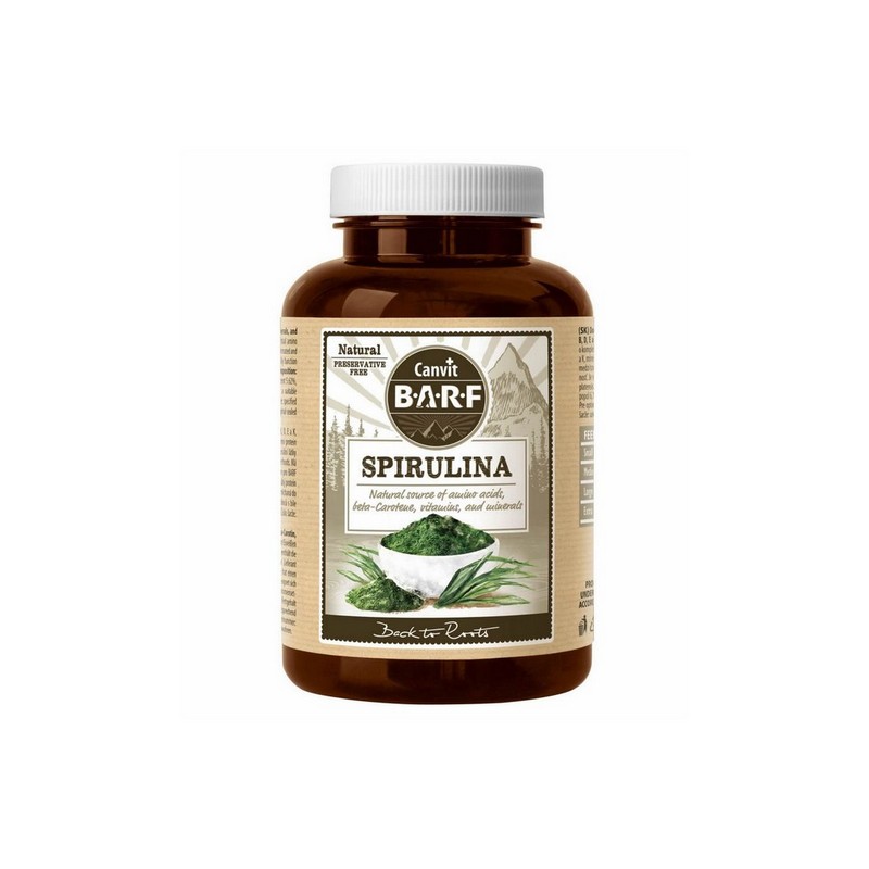 Canvit BARF Spirulina 180 g doplnok krmiva pre psov  a maky 
