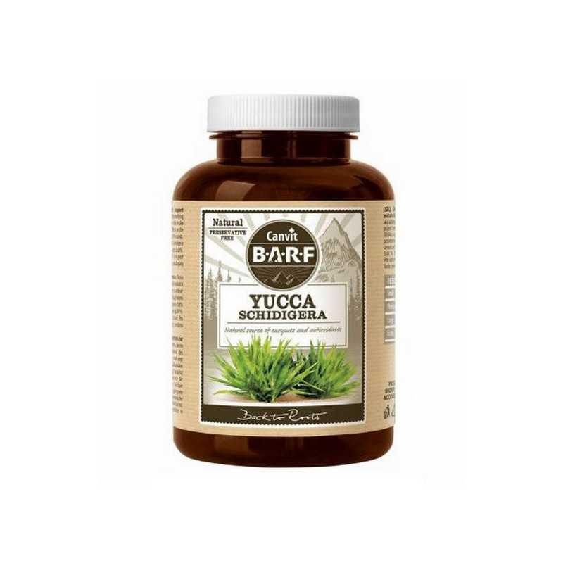 Canvit BARF Yucca Schidigera plv. 160 g doplnok krmiva pre psov a maky