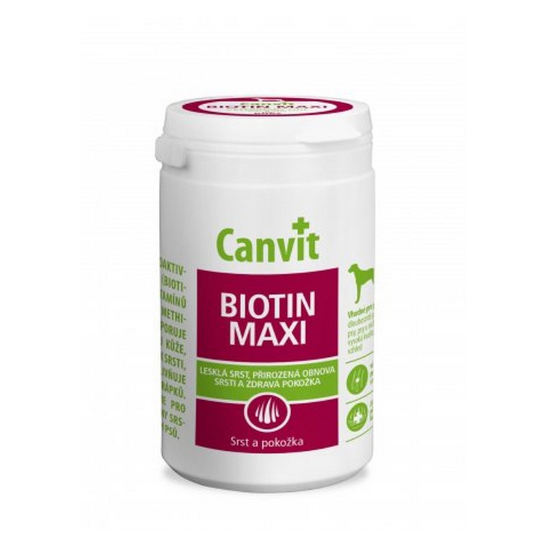 Canvit Biotin Maxi 230 g minerálny doplnok krmiva pre psov