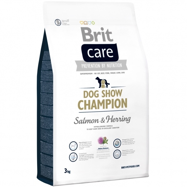 Brit Care  Dog Show Champion  Salmon & Herring - 3 kg