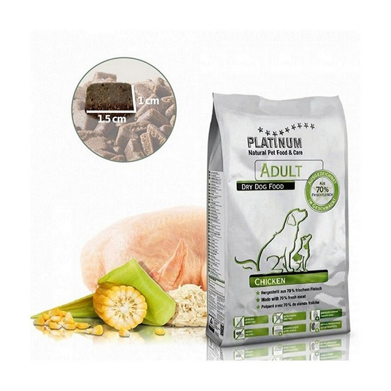 PLATINUM NATURAL kuracie pre dospelých psov - 5kg