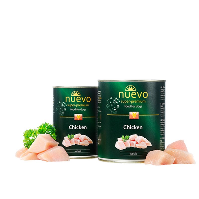 NUEVO dog Adult Chicken Menue konzerva - 400g