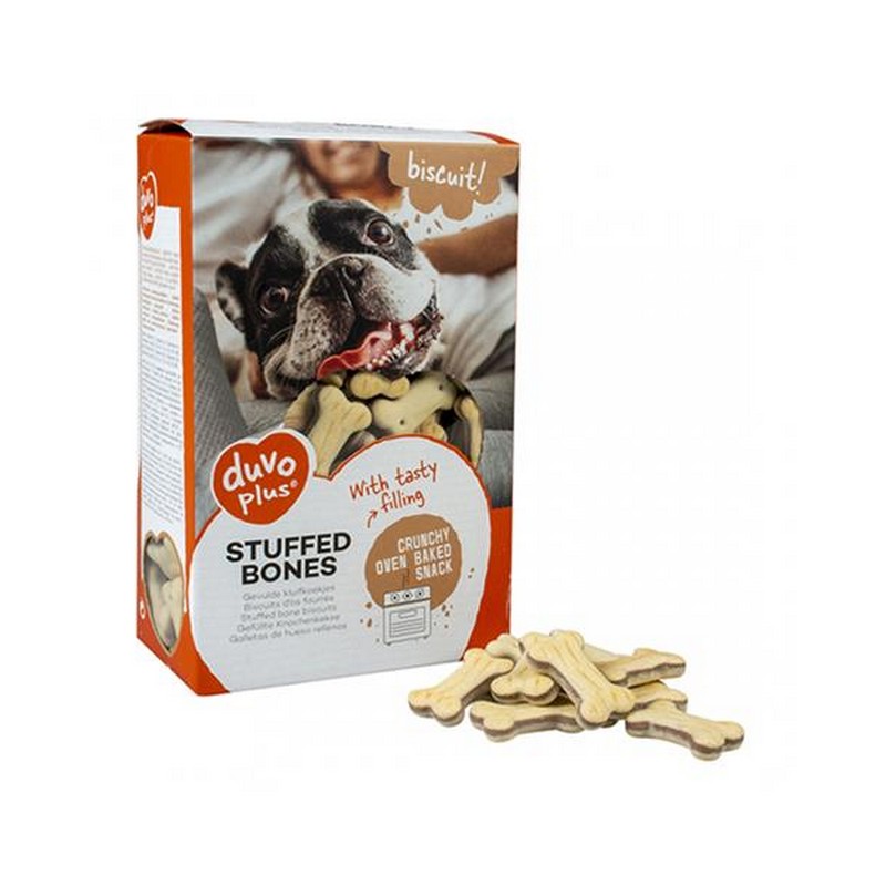 Chrumkav pochka DUVO+ Biscuit Stuffed bones 500 g