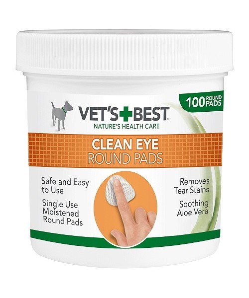 Vet´s best čistiace obrúsky na oči pre psov 100 ks