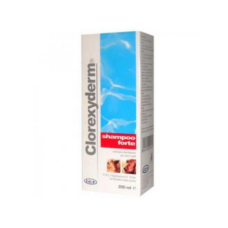 Clorexyderm forte šampón pre psov a mačky 200 ml