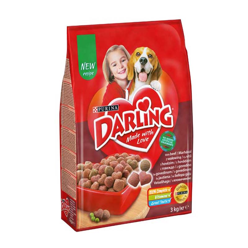 Darling granule pre dospelých psov hovädzie a zelenina 3 kg